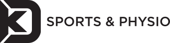 Ein Logo von DK Sports und Physik