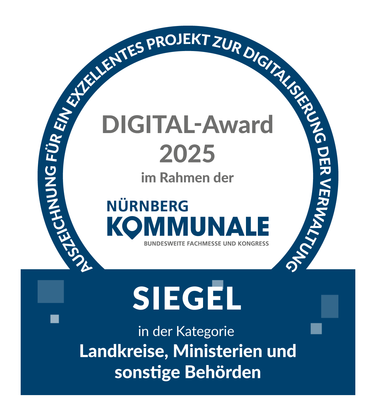 DIGITAL Award 2025 KOMMUNALE Nürnberg